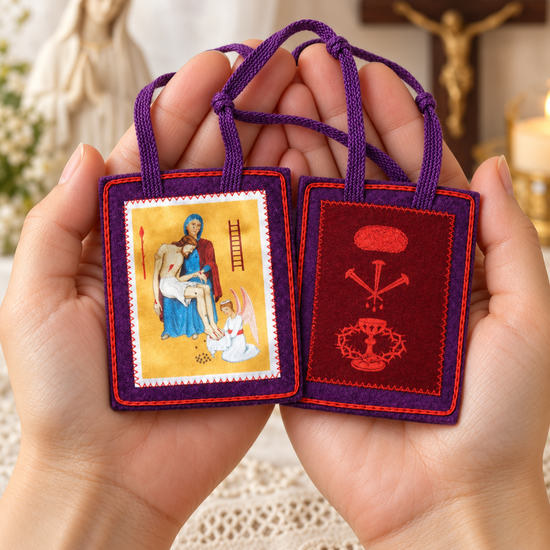 Purple Scapular of Benediction & Protection