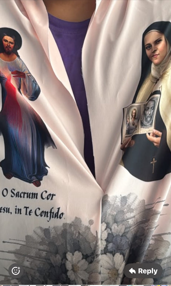 Holy Face Prayer Shawl — Graceful Coverage