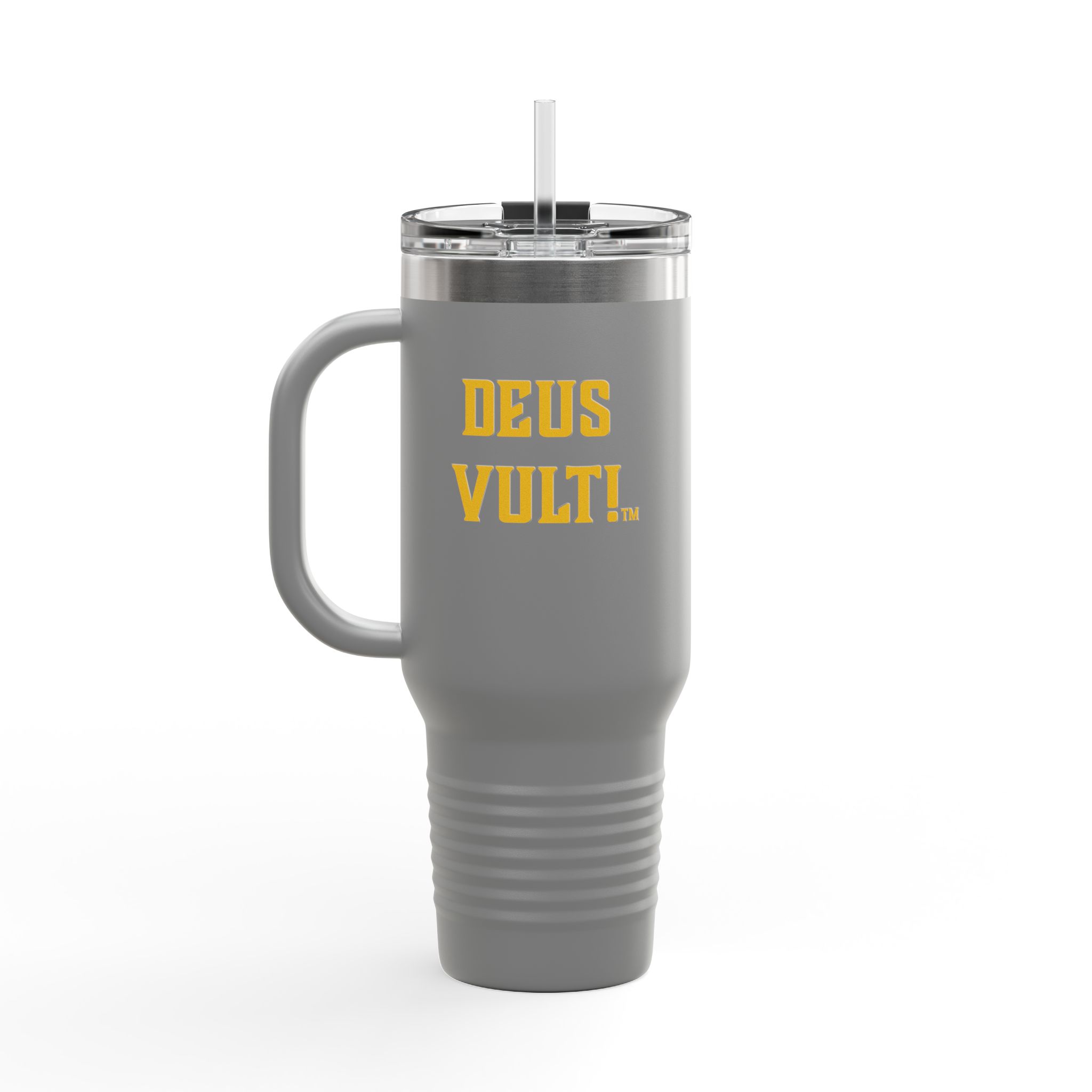 40oz Insulated Travel Mug — “My Remnant Army”/"Deus Vult!" Catholic Faith Tumbler - Image 20
