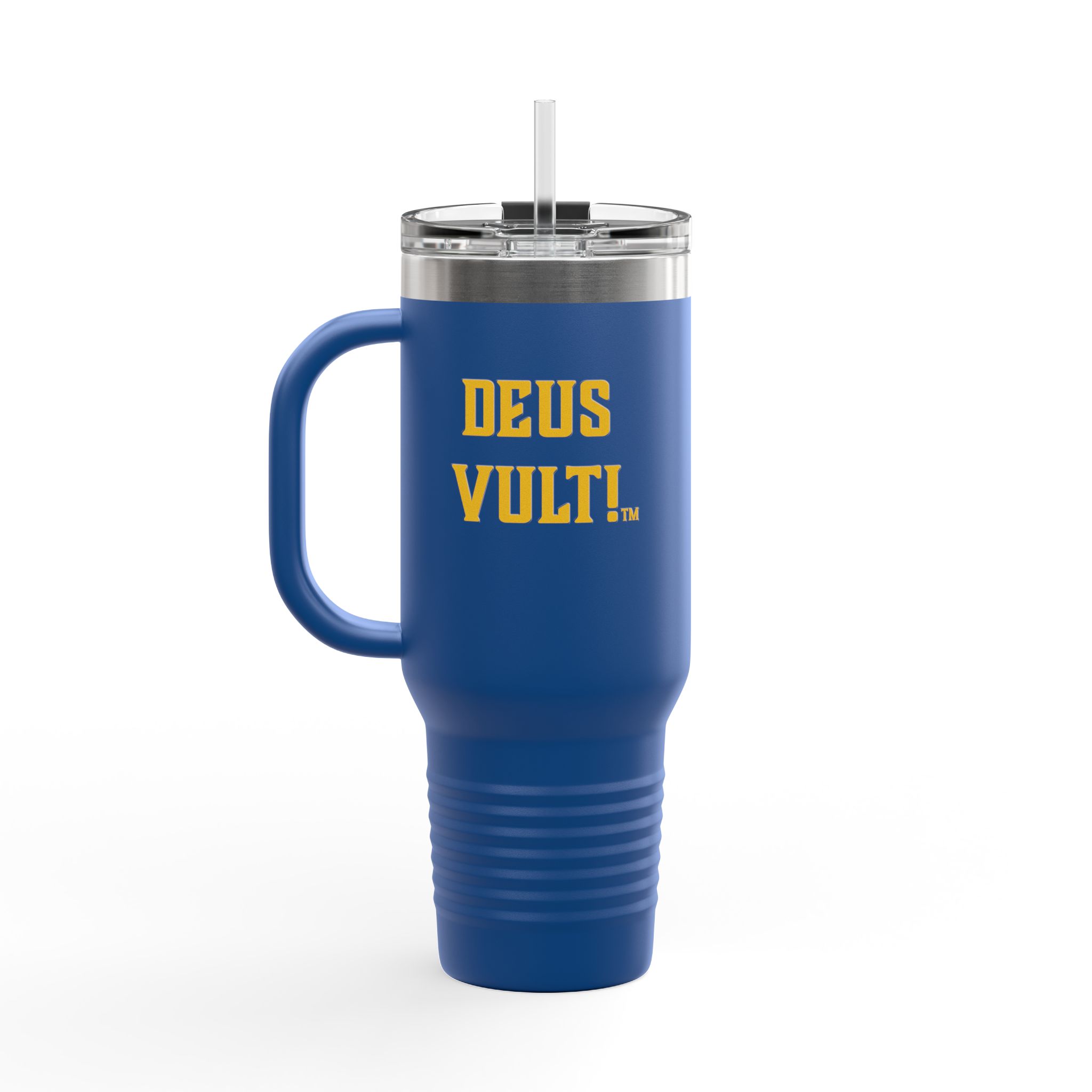 40oz Insulated Travel Mug — “My Remnant Army”/"Deus Vult!" Catholic Faith Tumbler - Image 28