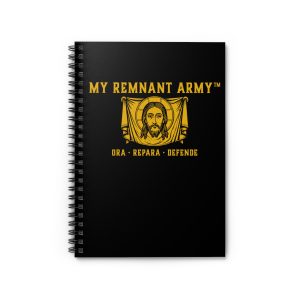 My Remnant Army Spiral Notebook — 'Ora · Repara · Defende' Catholic Christian Journal