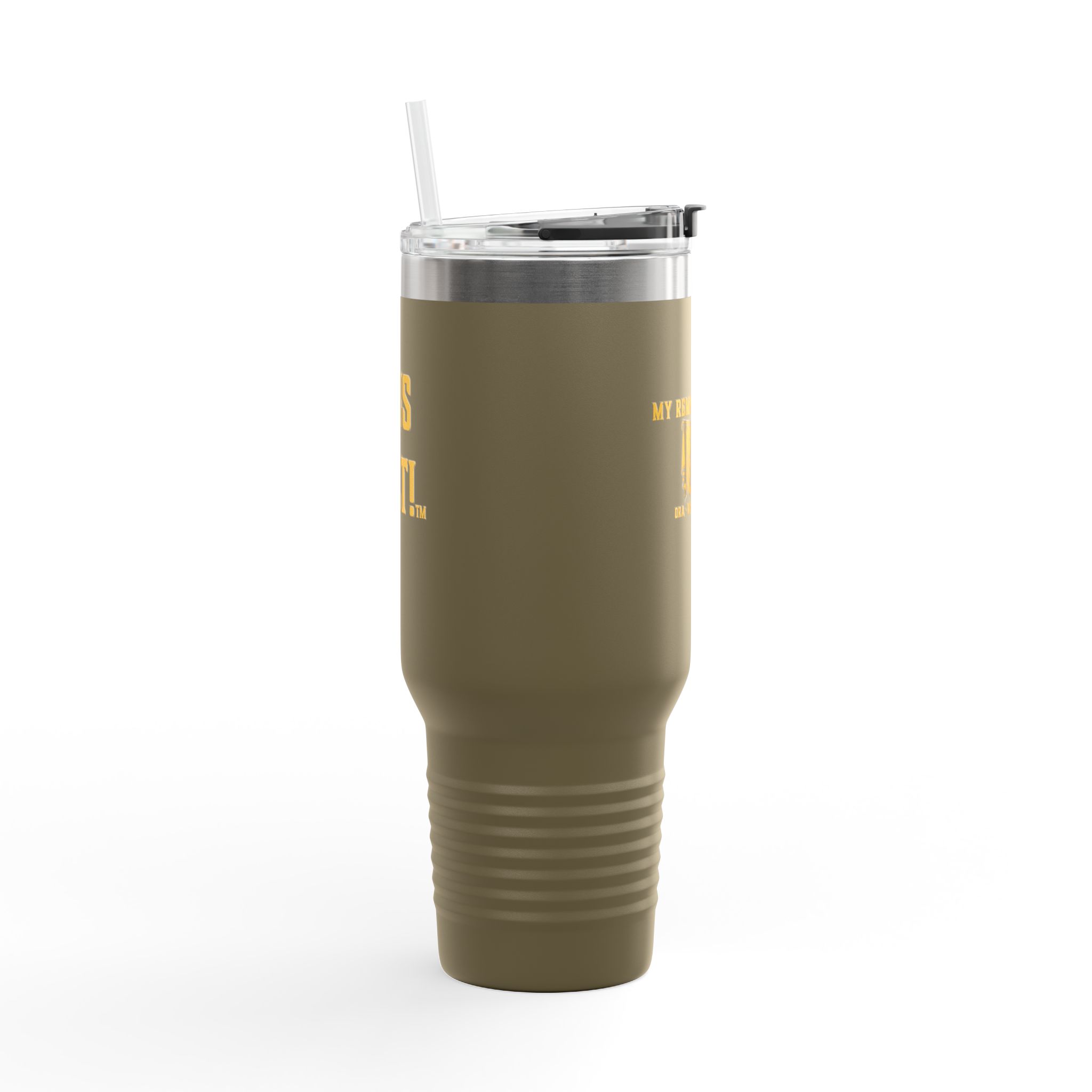 40oz Insulated Travel Mug — “My Remnant Army”/"Deus Vult!" Catholic Faith Tumbler - Image 13