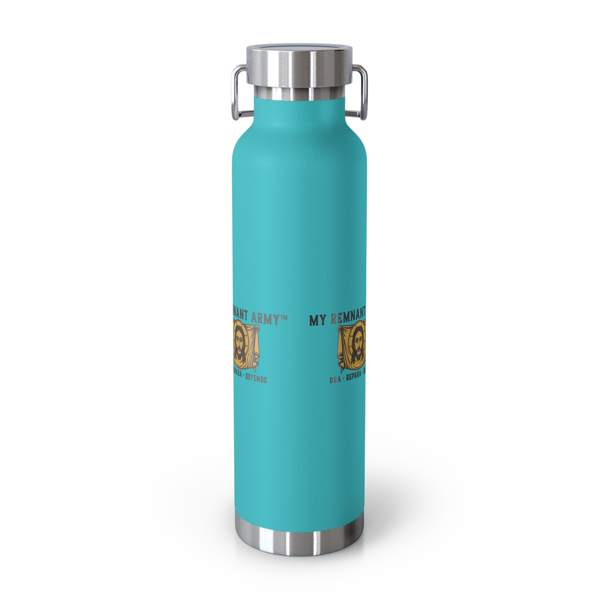 My Remnant Army 22oz Insulated Stainless Steel Bottle — Copper Vacuum Thermos - Image 4