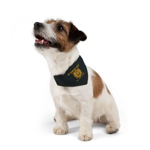 Pet Bandana Collar - 'My Remnant Army' Yellow Emblem Dog Bandana Collar