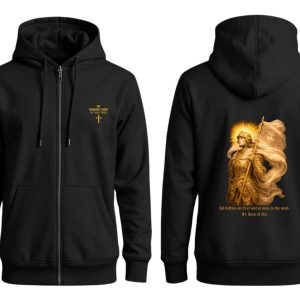 St. Joan Pull Zip Up Hoodie